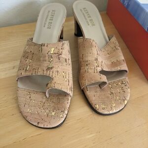 Women's Tan Cork Sandals